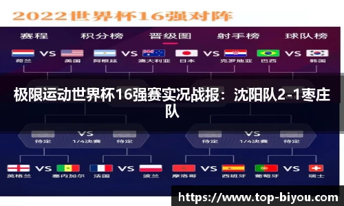 极限运动世界杯16强赛实况战报:沈阳队2-1枣庄队